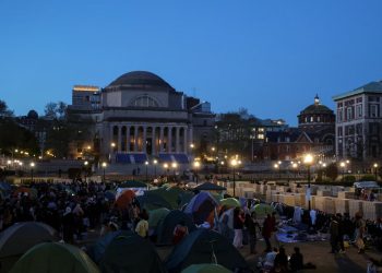 حمایت از فلسطین در دانشگاه آمریکایی
