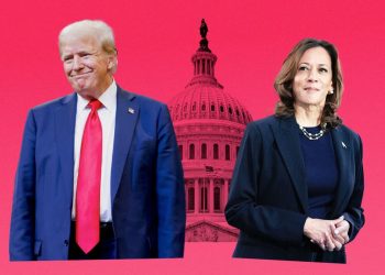 پیشتازی شکننده ترامپ در رقابت شانه‌به‌شانه با هریس